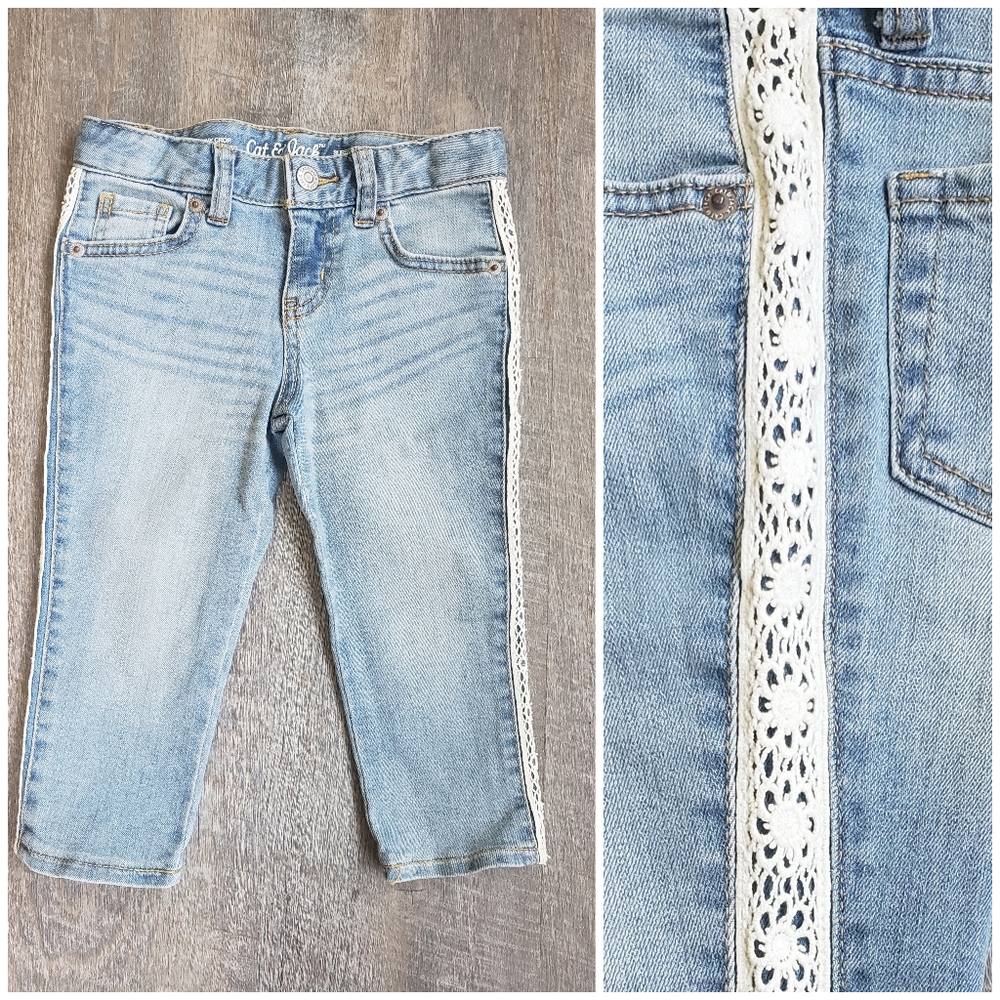 Cat & Jack Girls Stretch Denim Jeans NWOT
